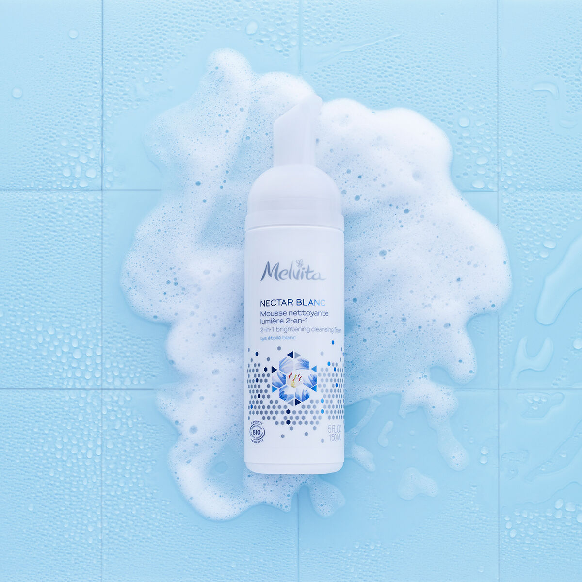 Mousse démaquillante éclat Nectar Blanc
